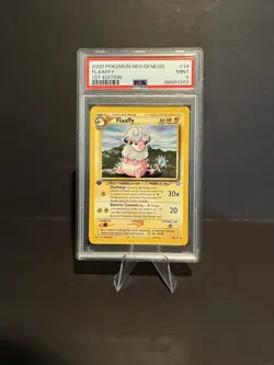 2000 Pokemon Neo Genesis 1st Edition Flaaffy 34/111 PSA 9 Mint - Image 1