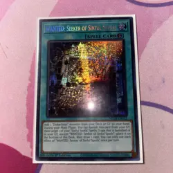 Yugioh 1x WANTED: Seeker of Sinful Spoils - MP24-EN122 - Prismatic Secret Rare - - Image 1