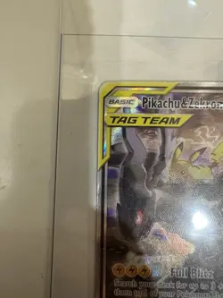 Pikachu & Zekrom Tag Team GX SM168 Alternate Full Art Holo Promo Pokemon Card - Image 5