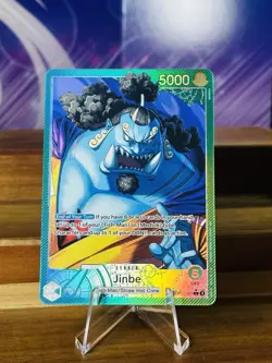 Jinbe OP11-021 Leader Parallel Fist of Divine Speed One Piece Card in English 🔥 - Image 1