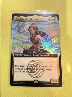 Magic The Gathering X Avatar Katara The Fearless Promo Card SDCC 2025 - Image 1