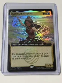 Magic The Gathering X Avatar Katara The Fearless Foil Promo P0003 Card SDCC 2025 - Image 2