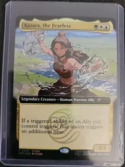 Magic The Gathering X Avatar Katara The Fearless Promo Card SDCC 2025 - Image 1