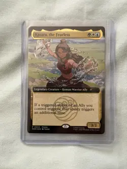 Magic The Gathering X Avatar Katara The Fearless Promo Card SDCC 2025 - Image 1