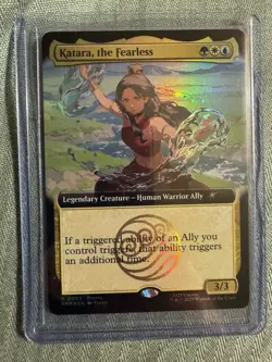 Magic The Gathering X Avatar Katara The Fearless Promo Card SDCC 2025 - Image 1