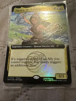 Magic The Gathering X Avatar Katara The Fearless Promo Card SDCC 2025 - Image 3