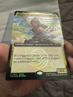 Magic The Gathering X Avatar Katara The Fearless Promo Card SDCC 2025 - Image 3