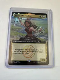 Magic The Gathering x Avatar Katara The Fearless Promo Card SDCC 2025 - Image 1