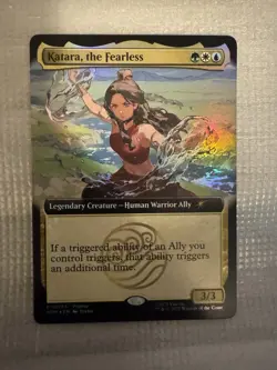 Magic The Gathering X Avatar Katara The Fearless Promo Card SDCC 2025 - Image 1