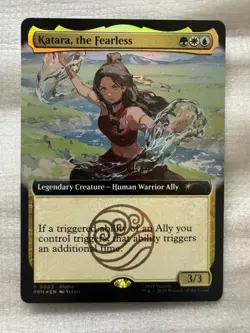 Magic The Gathering X Avatar Katara The Fearless Promo Card SDCC 2025 - Image 1