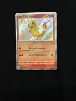 Pokemon TCG Charmander 109/091 Shiny Rare Holo Card Paldean Fates - Image 3