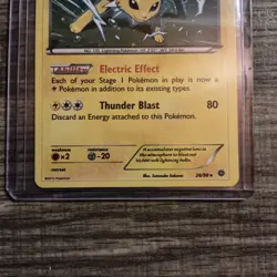 Jolteon 26/98 XY-Ancient Origins Holo Rare (NM-) 2015 Pokemon Card - Image 2