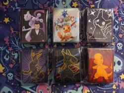 Pokemon Card Sleeves 6 pack Destined Rivals, Prismatic Evolutions, Paldean Fates - Image 1