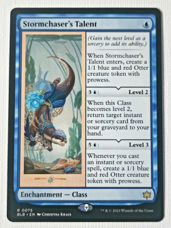 Magic The Gathering: MTG Stormchaser's Talent-Enchantment NF (BLB) Rare 75 - Image 1
