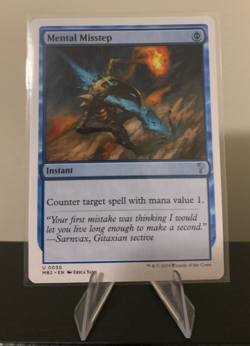 Mental Misstep x1 1x Mystery Booster 2 White Border NM MTG - Image 1