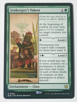 Magic The Gathering: MTG Innkeeper's Talent-Enchantment NF (BLB) Rare 180 - Image 1