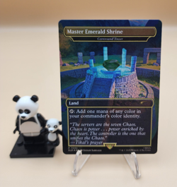MTG Master Emerald Shrine Foil Command Tower Sonic Secret Lair - Image 1