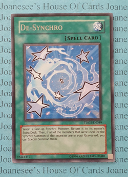 TDGS-EN049 De-Synchro Rare Yu-Gi-Oh Card English Unl - Image 1