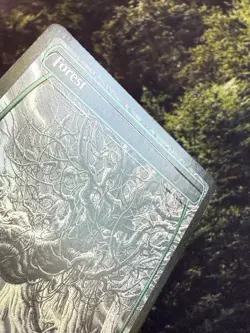 🎉 Shifted Foil Layer - Forest - MTG Magic the Gathering Oddity Error Misprint - Image 3