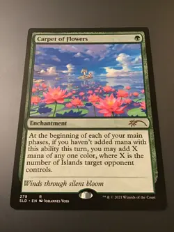 MTG Secret Lair #279 Carpet of Flowers NM - Image 1