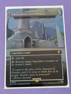 MTG: LOTR: White Tower of Ecthelion - Karakas Foil #0367 Mythic - NM - Image 1