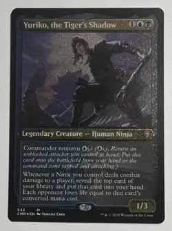 MTG: Commander Legends Yuriko, The Tiger’s Shadow Mythic Foil Etched CMR 542 - Image 1