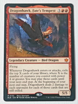 Magic The Gathering: MTG Dragonhawk, Fate's Tempest NF (BLB) Mythic 132 - Image 1