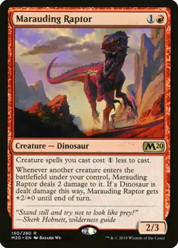*FOIL* MARAUDING RAPTOR NM M20 mtg Red - Rare *FOIL* - Image 1