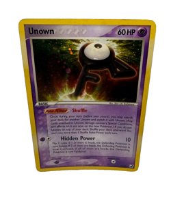 Unown F F/28 Rare EX Unseen Forces Holo Pokemon Card Pokemon TCG - Image 1
