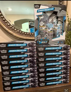 Pokemon Black Bolt Binder Collection - ON HAND - Lot Of 18 - Image 1