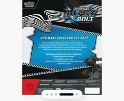Pokemon Black Bolt Binder Collection - ON HAND - Lot Of 18 - Image 3