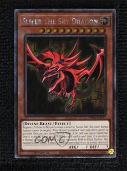 QCSR - Slifer the Sky Dragon 1st Ed. YuGiOh Quarter Century Stampede 1dn7 - Image 1