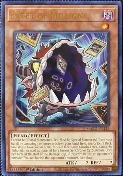 Eater of Millions MAGO-EN126 Maximum Gold 1st Edition - Yugioh Card - Image 1