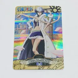 Miss All Sunday - One Piece Trading Card Game Holo Foil Prism Cool Art Tc8 - Image 1