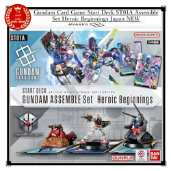 Gundam Card Game Start Deck ST01A Assemble Set Heroic Beginnings Japan NEW - Image 1