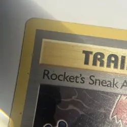 1995 Pokemon Rockets Sneak Attack Trainer Holo Card 16/82 - Image 2
