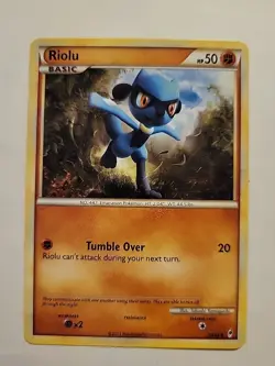 Pokemon TCG Riolul Card 50/95 Call of Legends From 2011 - Image 1