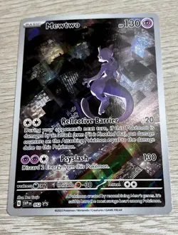 Pokemon 151 UPC Promo Card Set Mew Ex, Mew Ex Metal, Mewtwo NOT SEALED - Image 2