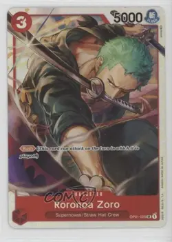 2022 One Piece Card Game: Promos English SR (Ultra Deck) Roronoa Zoro g7i - Image 1