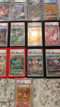 Pokemon Graded Card Collection Slabs PSA 10, CGC, Beckett Charizard, Eevee Promo - Image 2