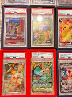 Pokemon Graded Card Collection Slabs PSA 10, CGC, Beckett Charizard, Eevee Promo - Image 3