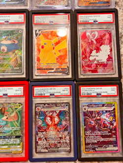 Pokemon Graded Card Collection Slabs PSA 10, CGC, Beckett Charizard, Eevee Promo - Image 4