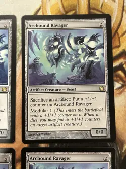 4x MTG Arcbound Ravager Modern Masters Non-Foil English Playset - NM 🔥 - Image 3