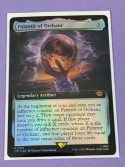 MTG: The Lord of the Rings: Palantir of Orthanc Extended Art Foil 0381 Mythic NM - Image 1