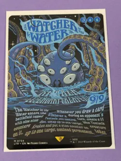MTG: The Lord of the Rings: The Watcher in the Water Borderless #0734 Mythic NM - Image 1