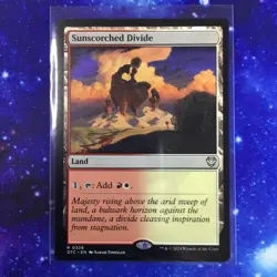 1x Sunscorched Divide NM Eng 0326 MTG - Commander Outlaws of Thunder Junction - Image 1