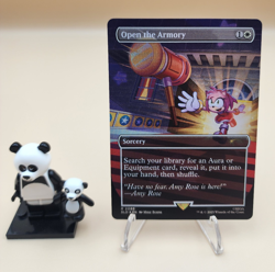 Open the Armory RAINBOW FOIL Secret Lair x Sonic - NM Magic MTG 2089 - Image 1