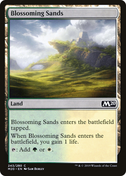 *FOIL* BLOSSOMING SANDS NM M20 mtg Land *FOIL* - Image 1