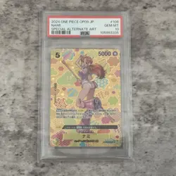 One Piece Card PSA 10 Nami Wagara SR SP OP08-106 Rare Collector Item - Image 1