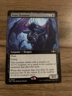 Magic The Gathering MTG - Bone Devourer (Borderless) - TDM - Image 1